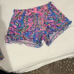 Lilly Pulitzer Colorful Pajama Shorts